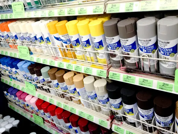 Weekend DIY Project 1: Frosting Glass with Spray Frosting Paint idea