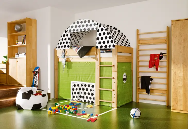 football themed bedroom