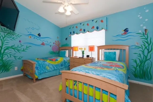under the sea themed bedroom