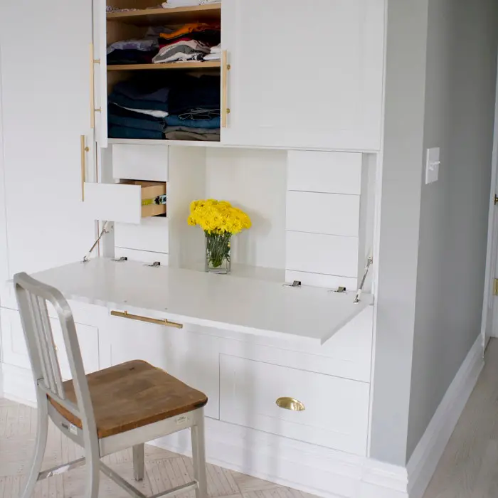 office in a closet