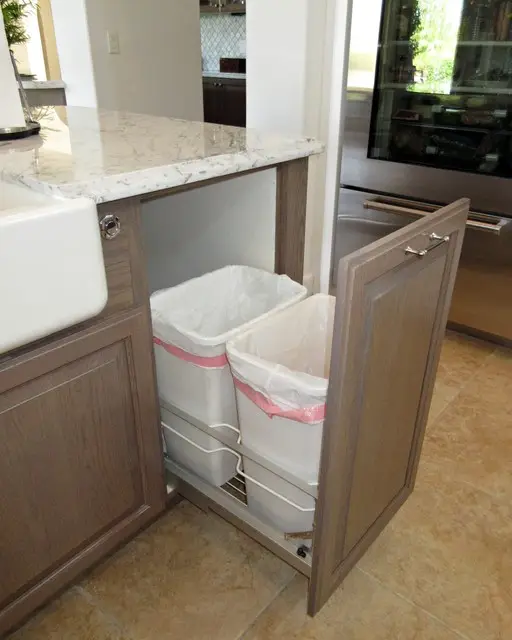 pull out garbage bins