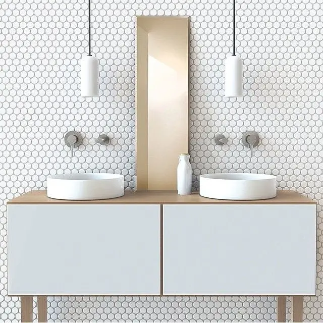 RenoGuide Hexagonal Mosaic Tiles