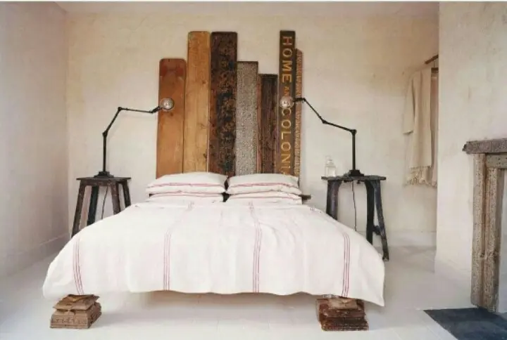 Weekend DIY Project 2: Recycled Wood Wall Feature idea