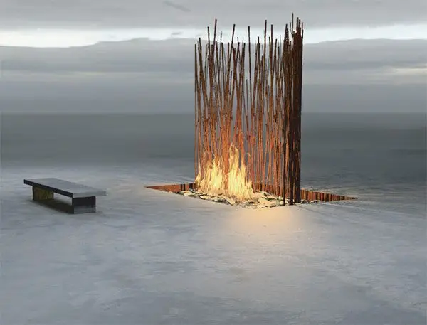 Oriental outdoor Fire Pit
