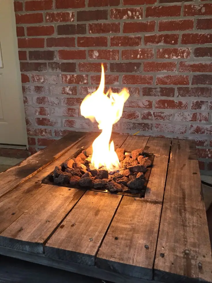 rustic tabletop Fire Pit