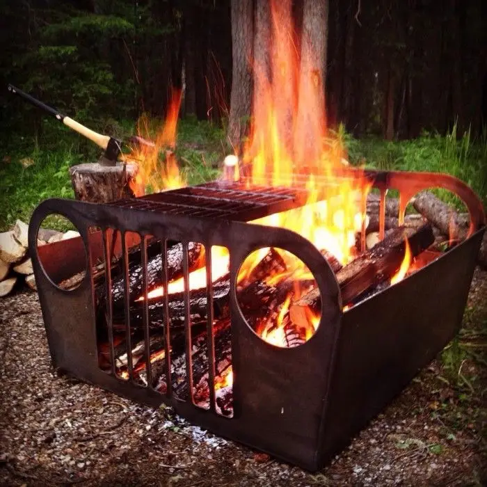 Old Jeep Fire Pit