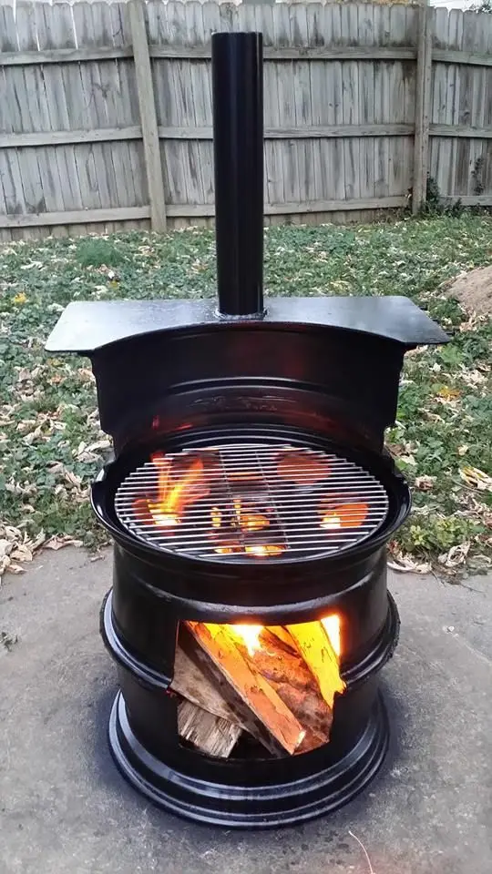 gallon drum smoker Fire Pit