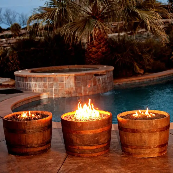 whisky Fire barrels