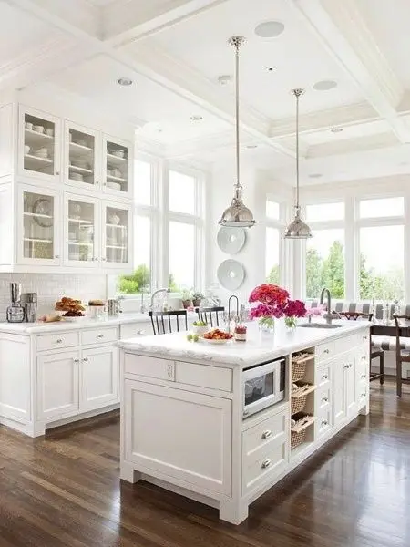 airy and well lighted kitchen