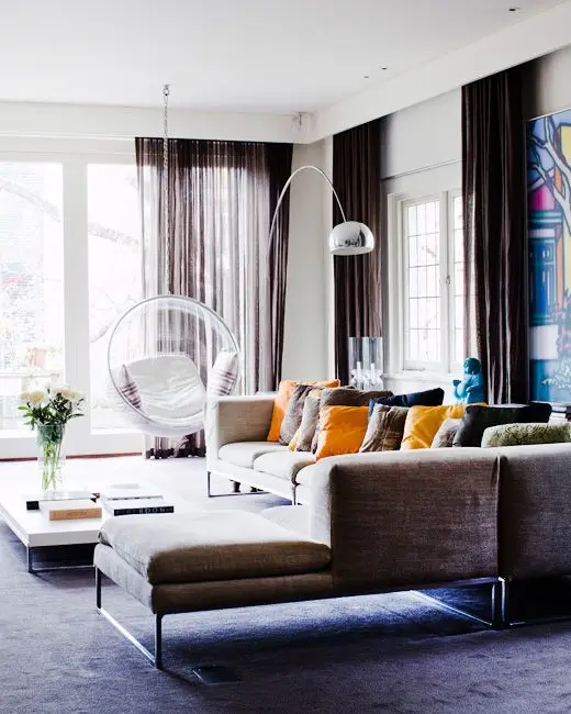 modern sophisticated living room