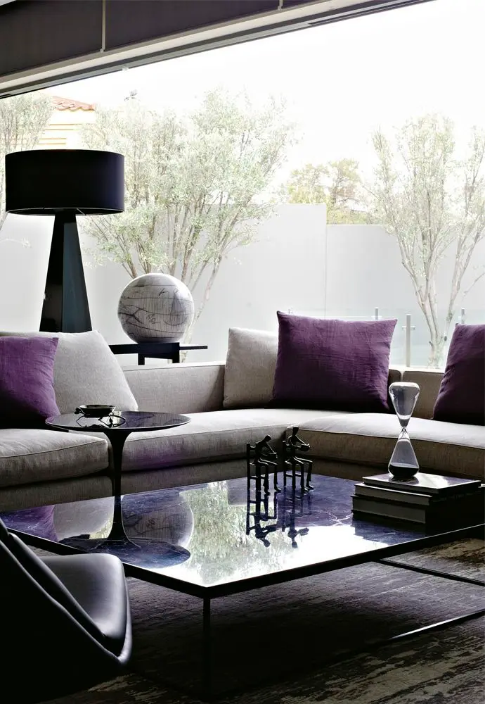 capricious and regal living room design