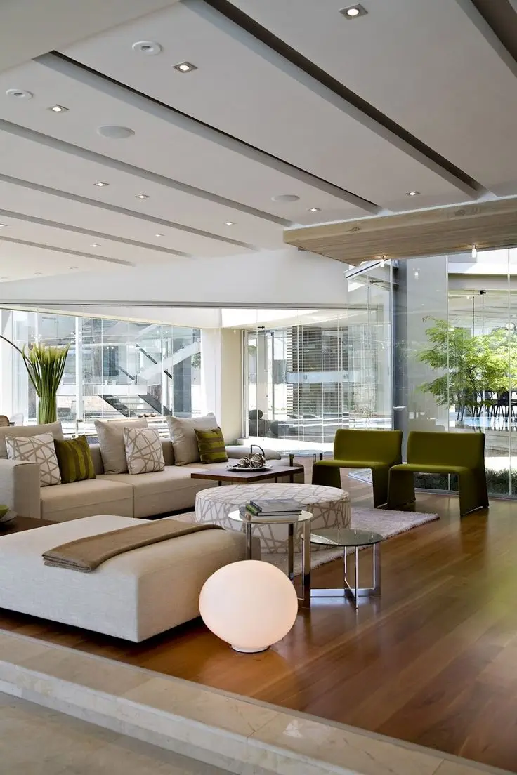 contemporary elegance living room design