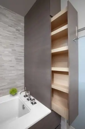 creative bathroom storage
