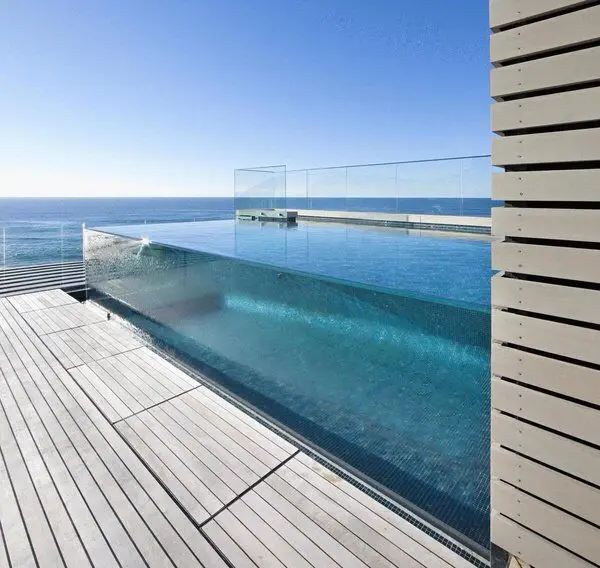 glass prism pool