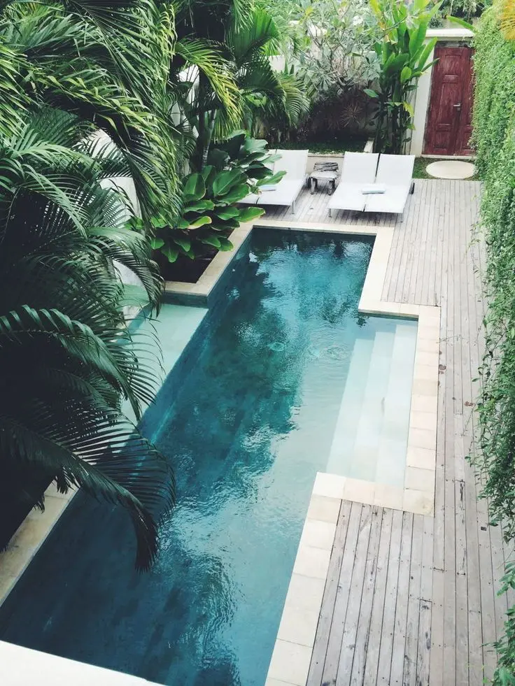 cross shaped pool