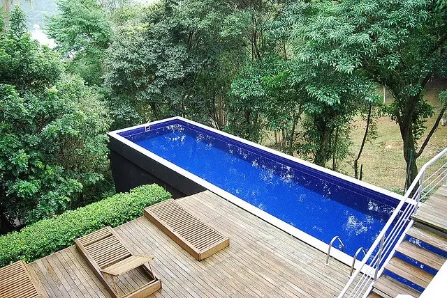 Hill side pool