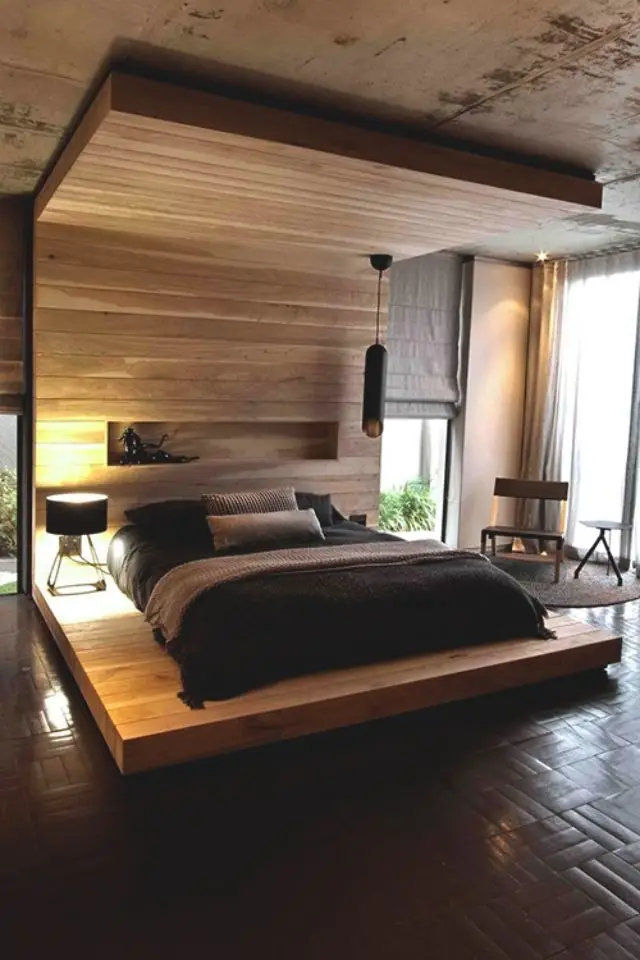 elevated bed frame