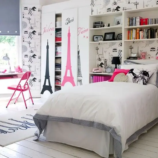 young Parisian bedroom