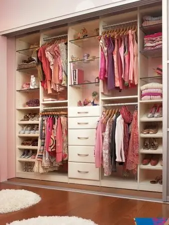 organized closet for teenagers