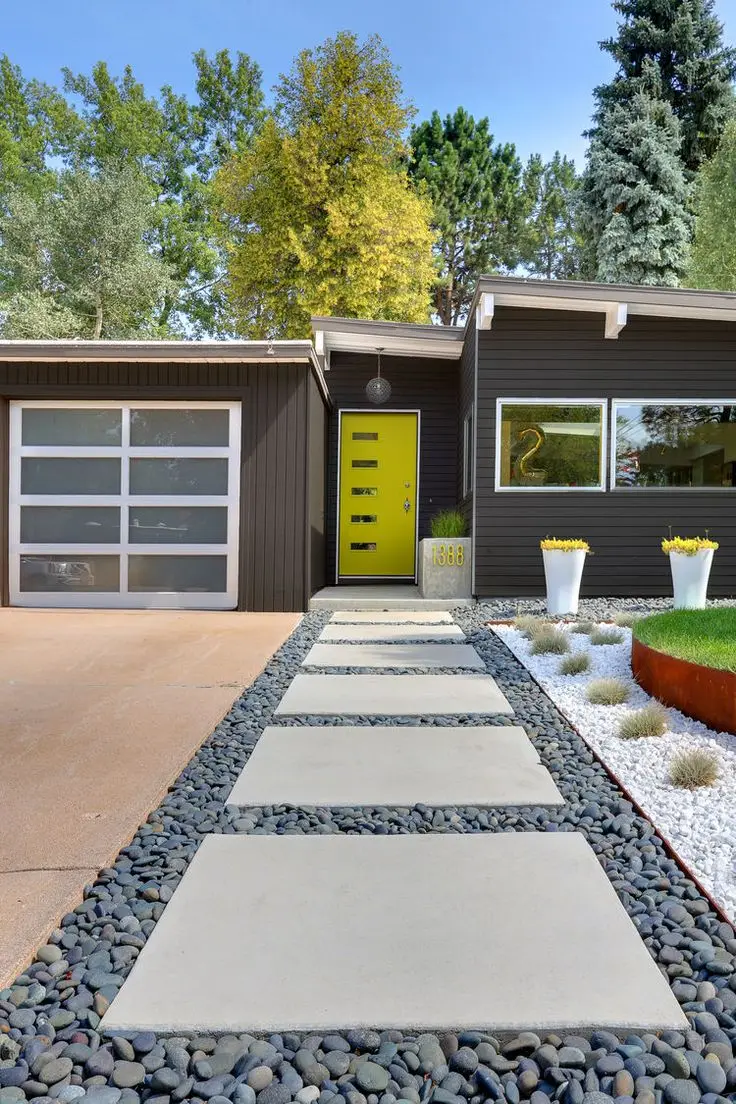 Zen front pathway design