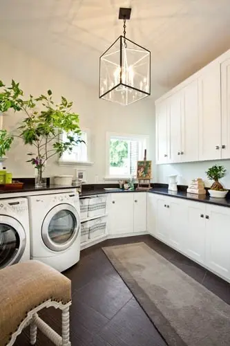 upscale elegant laundry design