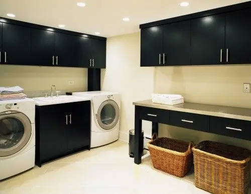 organised laundry room