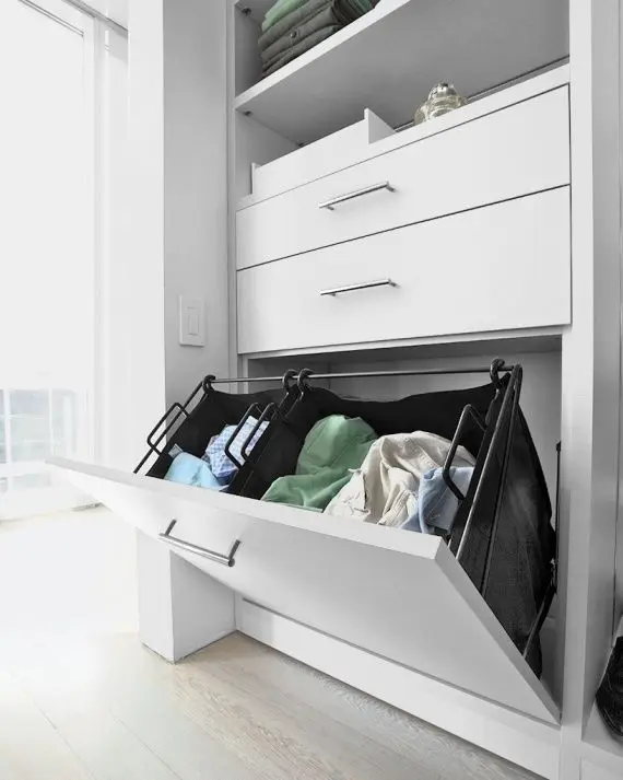 hidden clothes hampers
