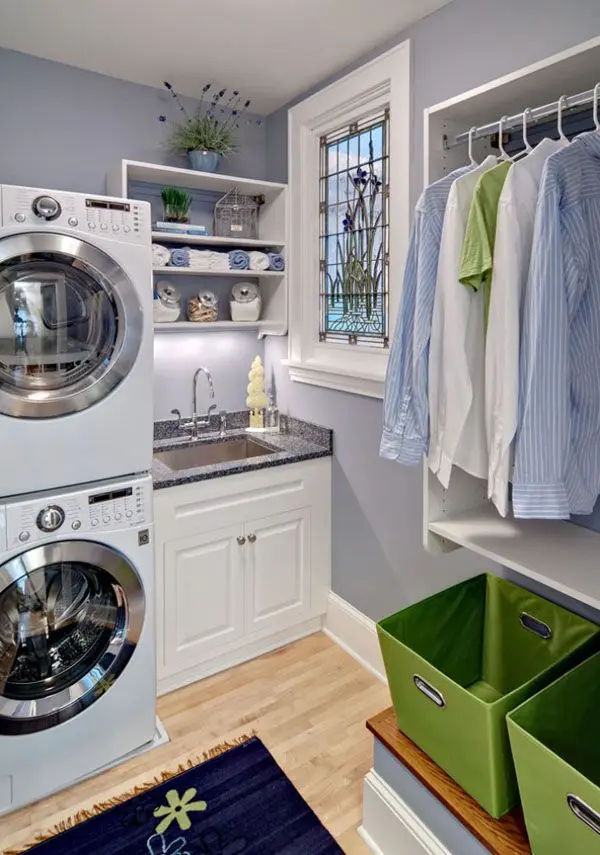 lovely lilac laundry room