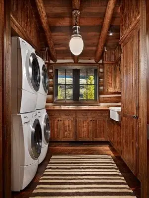 cabin laundry room