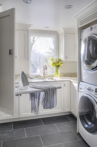 pretty white and grey laundry