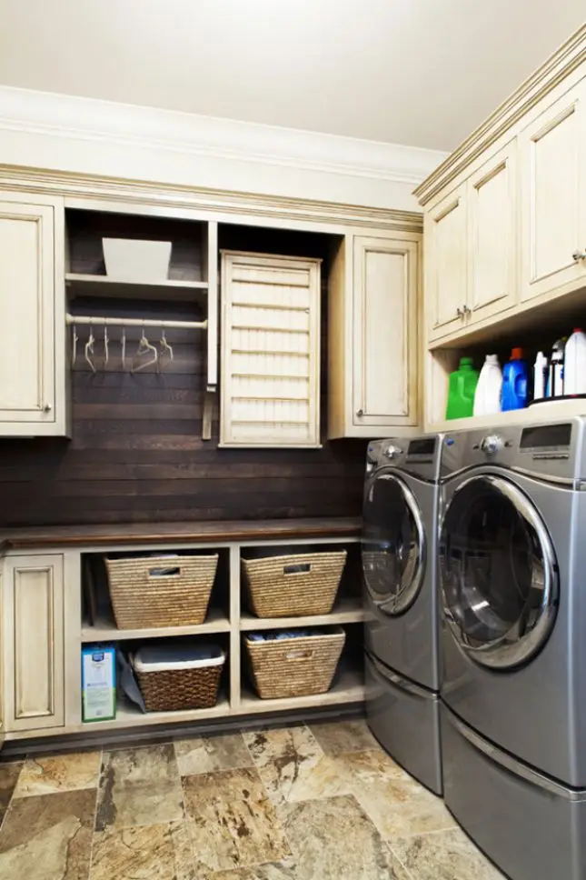 efficient laundry corner