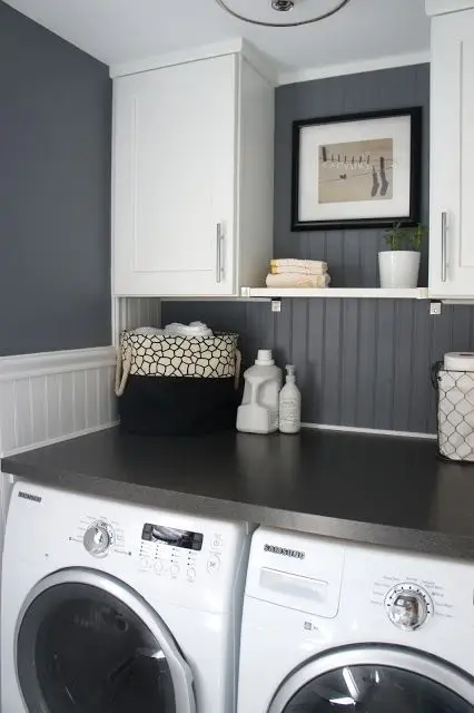 compact laundry nook