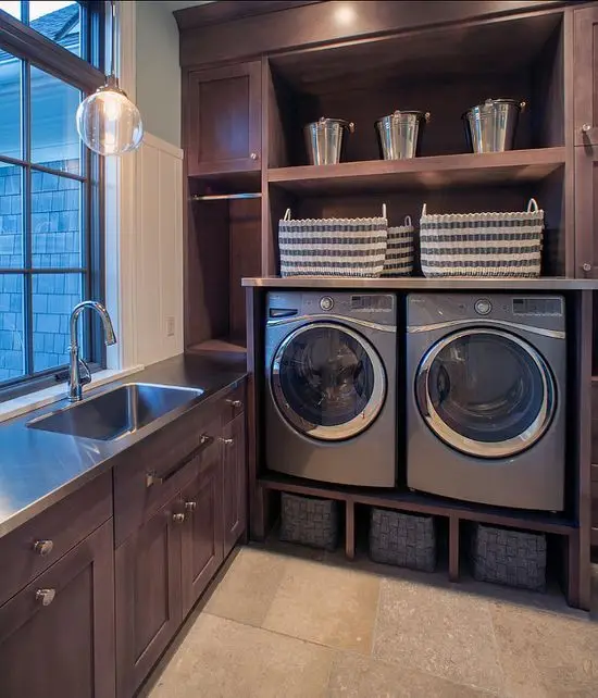 ultra modern laundry room