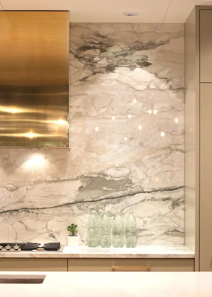 marble kitchen splashback