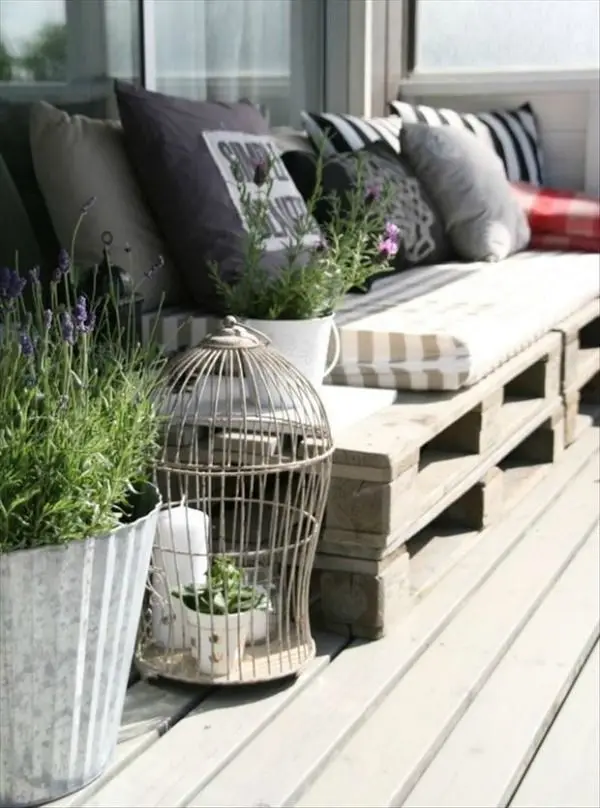 cosy pallet patio
