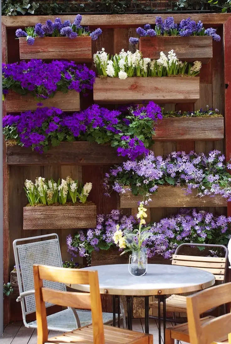 vertical flower boxes