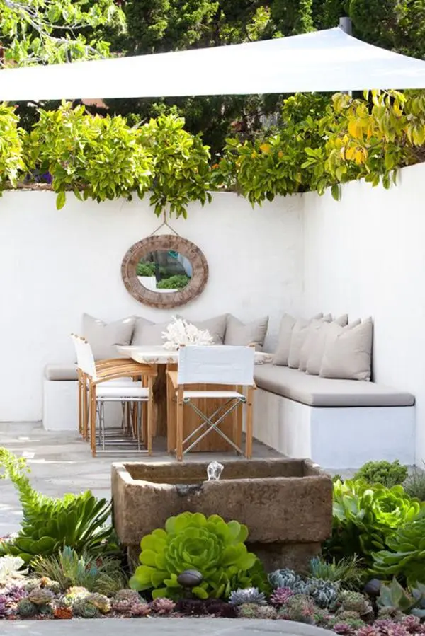 comfortable garden nook