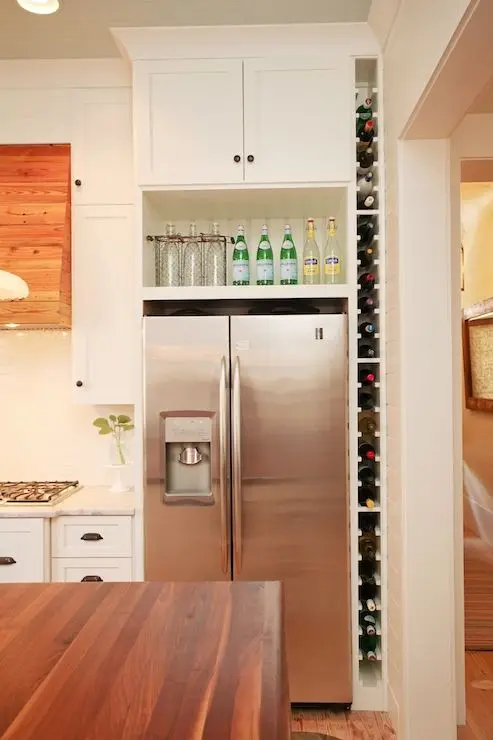 vertical wine rack insets