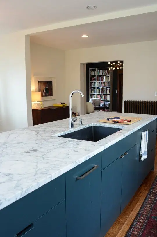 Carrera marble countertop