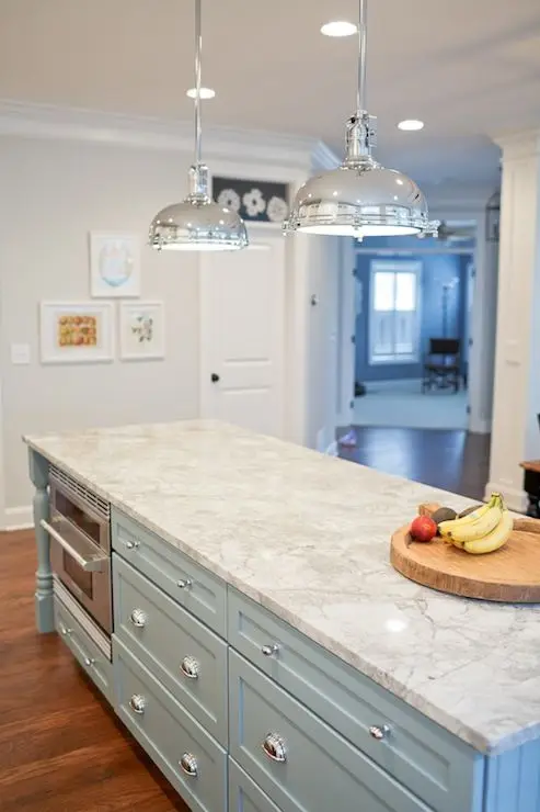 impressive white granite kitchen island countertop
