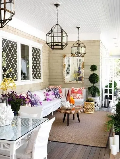 French country style verandah