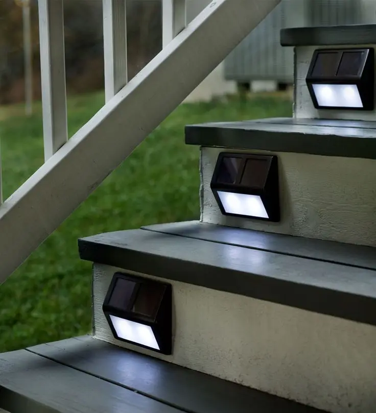 Step Lights front verandah: Step lights save ankles and guide guests after dark. A low-voltage kit is an easy Saturday job