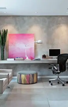 industrial themed office
