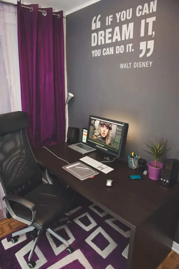 avant garde home office design