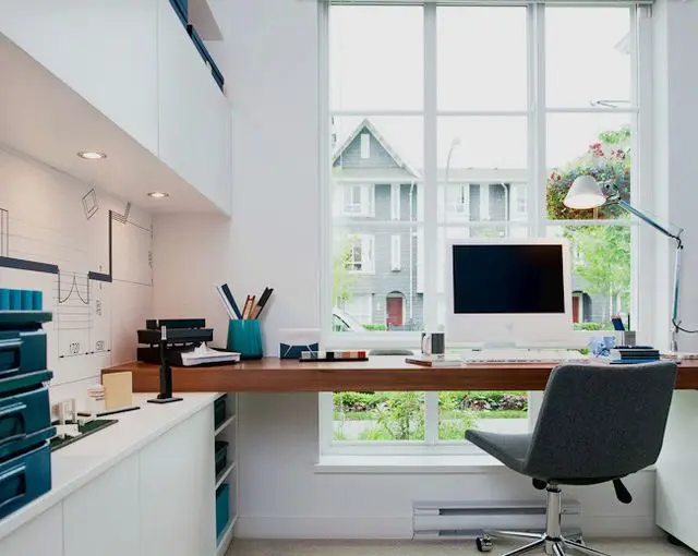 well lighted home office