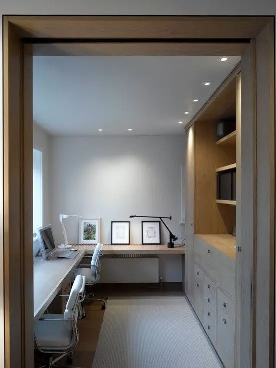 spacious home office room