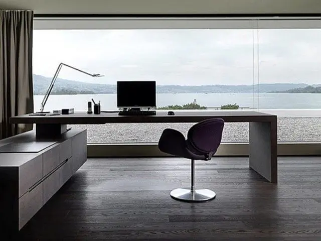 minimalist home office