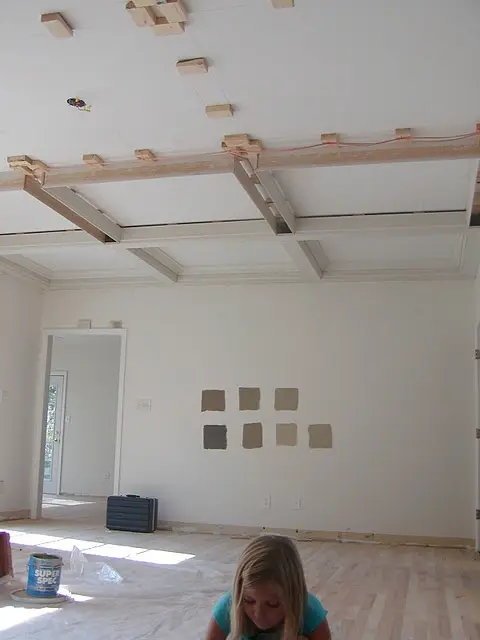 DIY: Coffered Ceiling Project idea