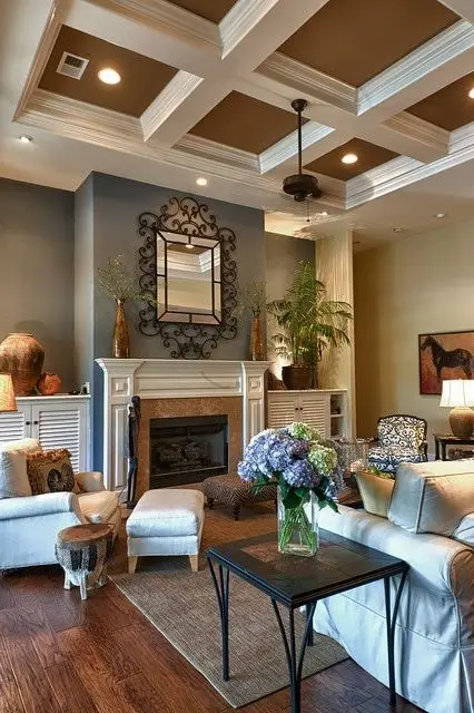 DIY: Coffered Ceiling Project idea