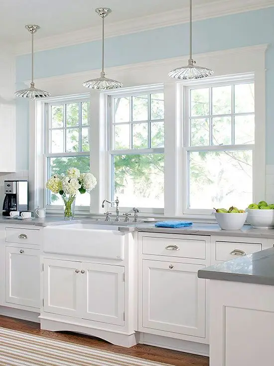 classic elegant white kitchen